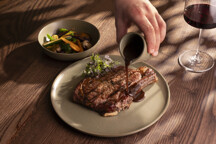 GreenhouseSteak.jpg - Main dish