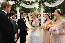 xavier samuel as david and laura brent as mia with kris marshall as tom and kevi - 