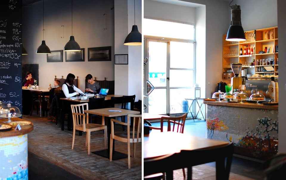 prefirie-kavarna1.jpg - Interiér kavárny Periferie (zdroj: Michaela Koklesová)