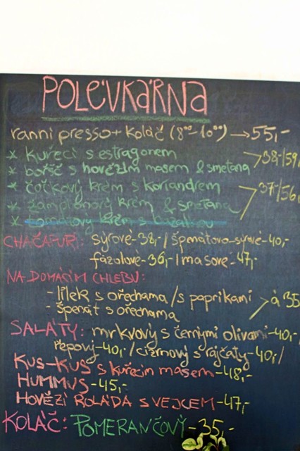 Polevkarna2.jpg - Nabídka Polévkárny (foto: Petr Ryska)