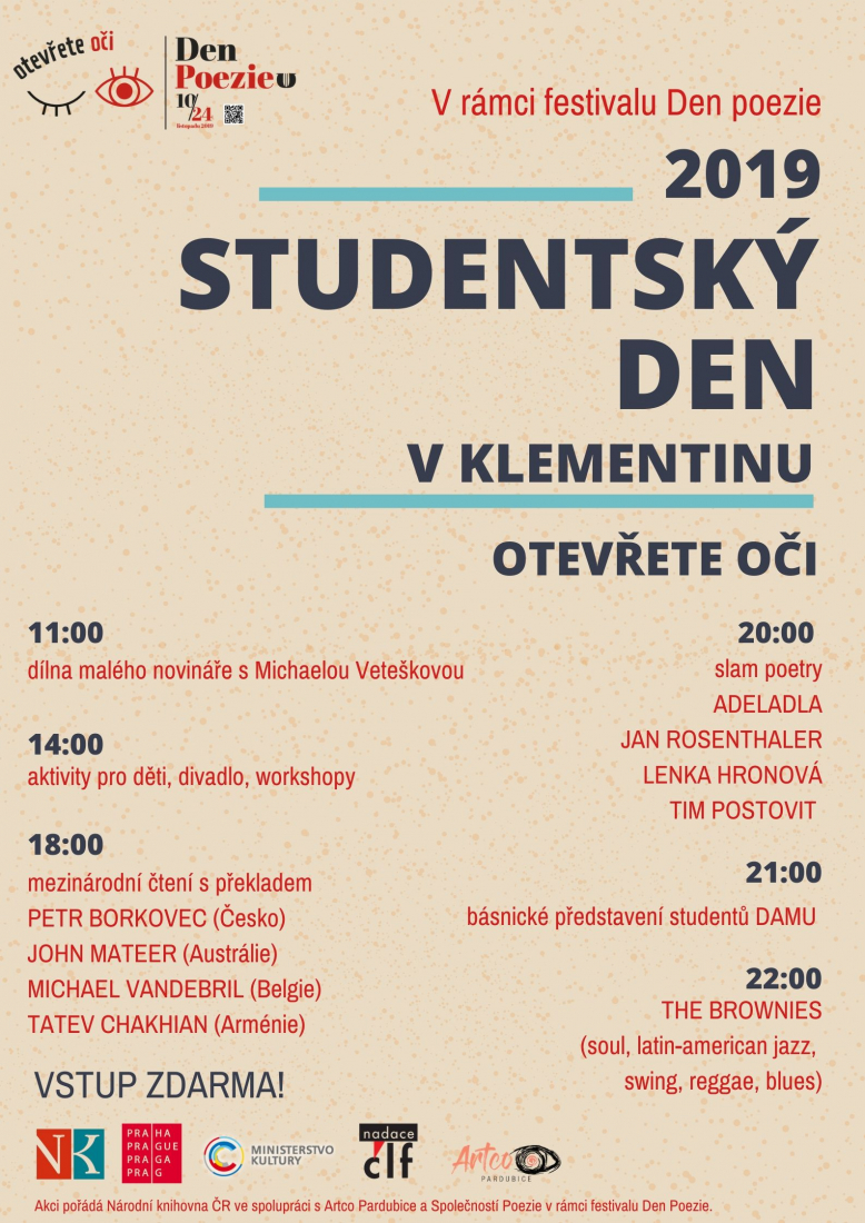 Studentský den v Klementinu