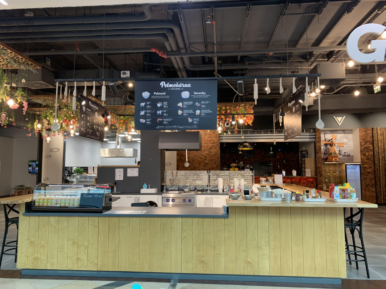 Pelmeňárna v OC Gurmán Harfa