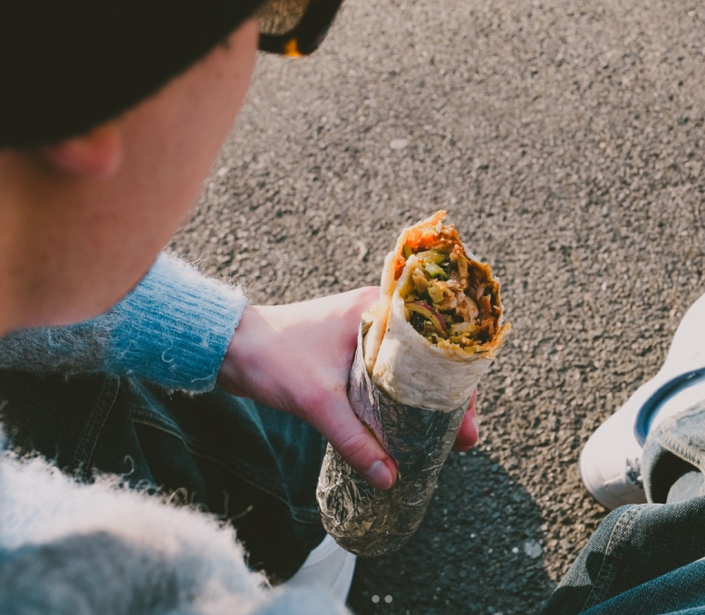 Gemüse Corner Kebab