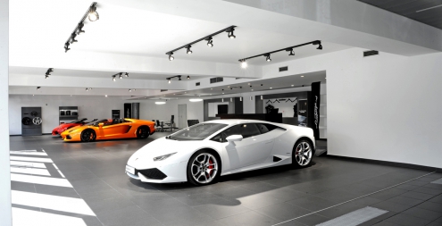 Showroom Lamborghini