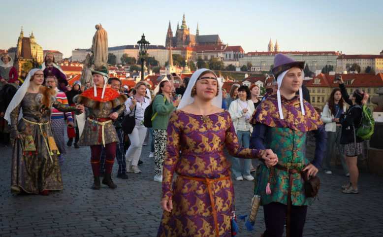 Oslava položení základního kamene Karlova mostu