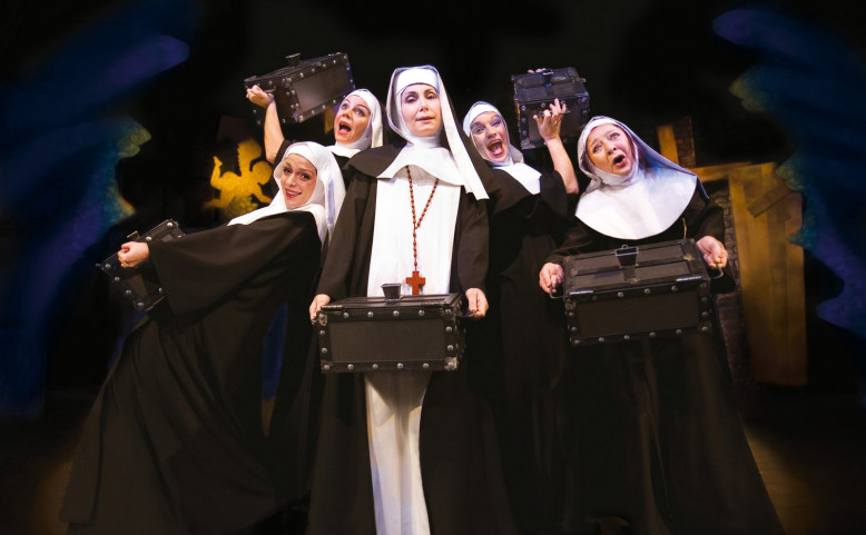 Jeptišky v Divadle Na Fidlovačce