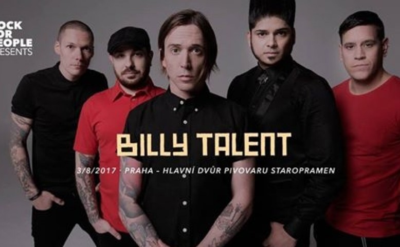 Billy Talent (CAN), Prague - Rock for People presents