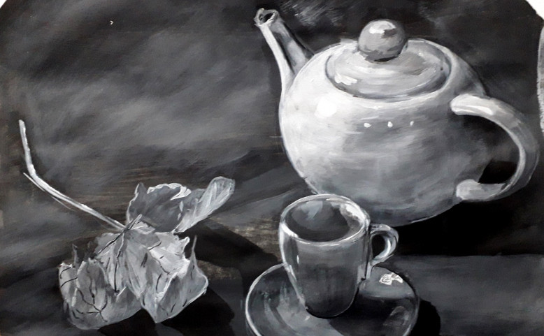 Inverzní malba zátiší - Kurz techniky malby