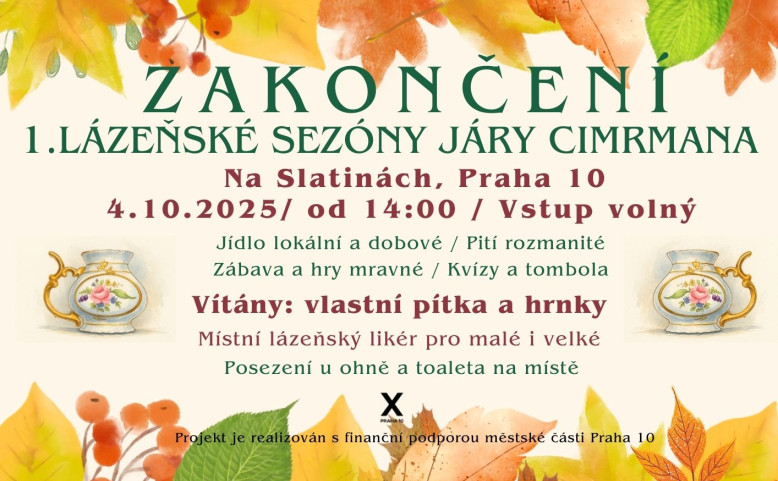 ZAKONČENÍ 1. Lázeňské sezóny v lázních Járy Cimrmana