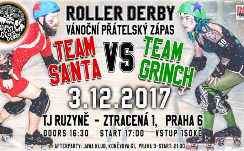 Santa vs Grinch vol. 3 / Vánoční roller derby zápas