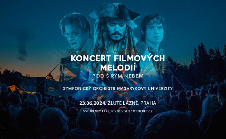 Koncert filmových melodií pod širým nebem