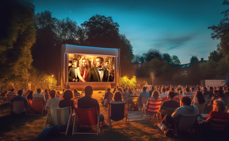 Letní kino v Botanické