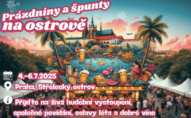Prázdniny a špunty na ostrově
