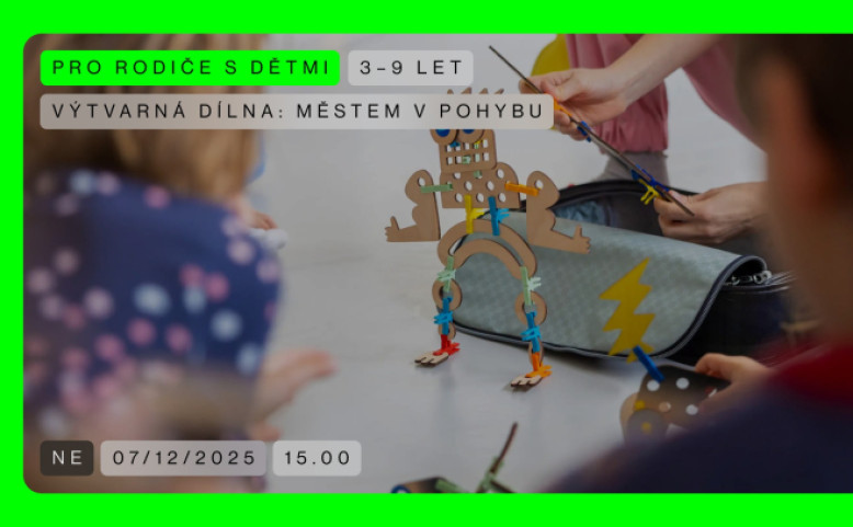 VYPRODÁNO: Výtvarná dílna: Městem v pohybu