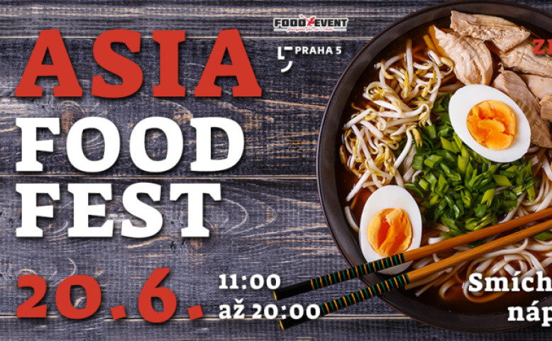 Asia Food Fest na Smíchovské náplavce