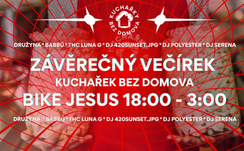 Závěrečný večírek Kuchařek bez domova