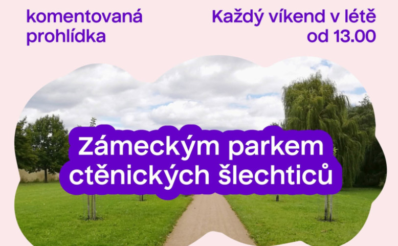 Zámeckým parkem ctěnických šlechticů
