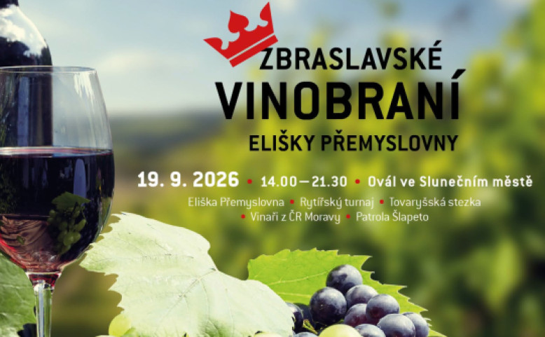 Zbraslavské vinobraní Elišky Přemyslovny 2026