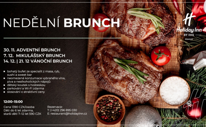 VYPRODÁNO: Mikulášský bufetový brunch
