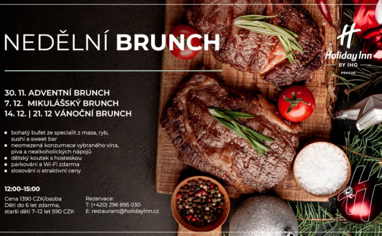 Vánoční bufetový brunch s živou hudbou