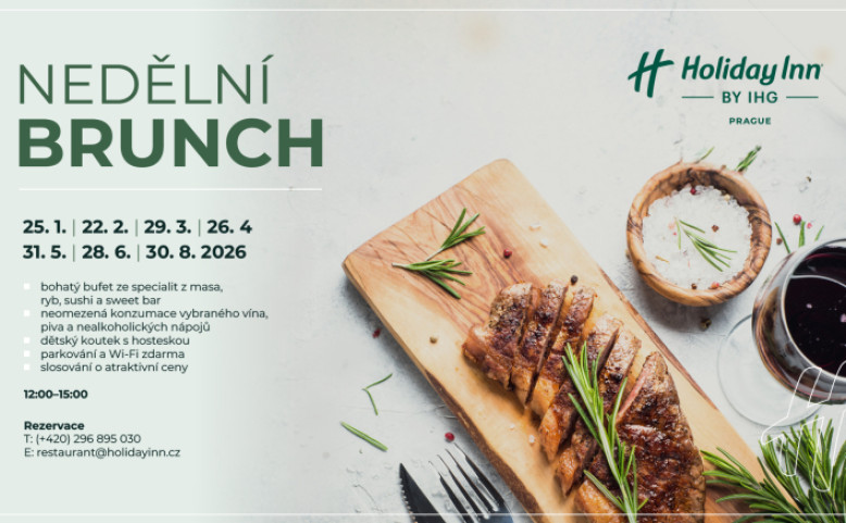 Nedělní bufetový brunch s neomezenou konzumací