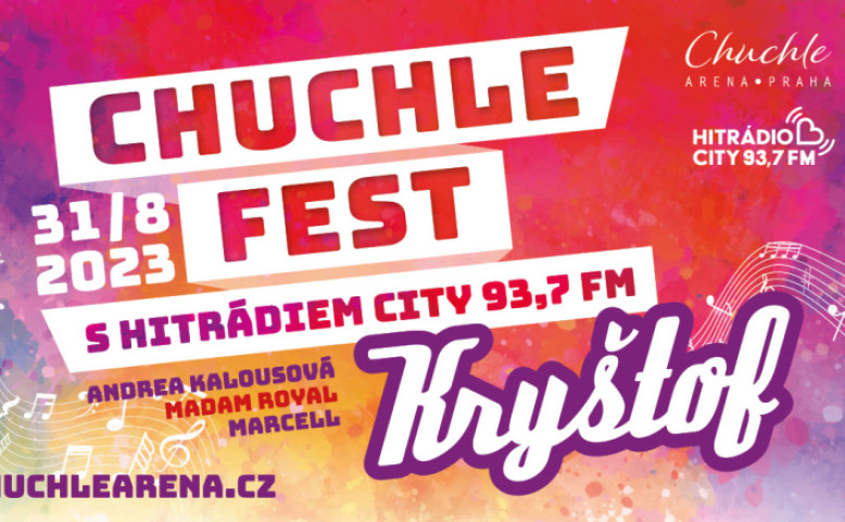 Chuchle Fest s Hitrádiem City 93,7 FM