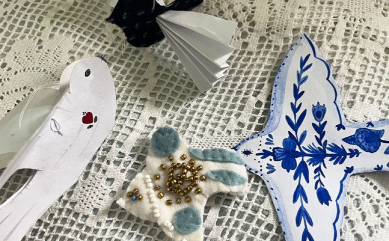 Děti tvoří v Národopisném muzeu: Holubička přináší léto