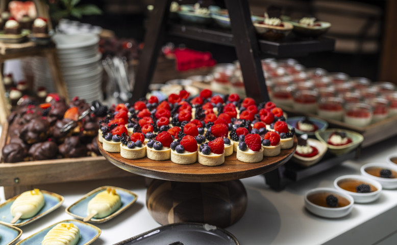 Bufetový brunch s lesními plody