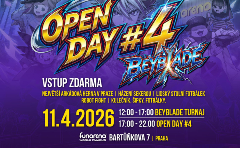 Fun Arena Open Day #4: Turnaj v Beyblade a deskové hry!