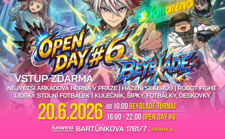 Fun Arena Open Day #6: Beyblade turnaj a deskovky