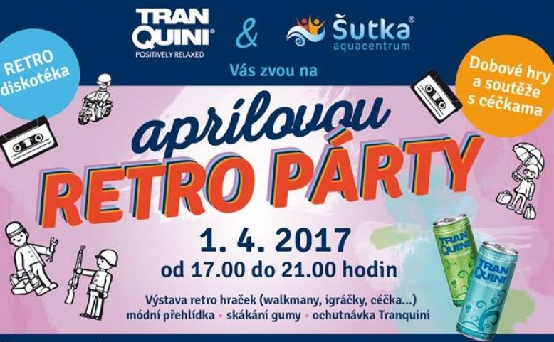 Aprílová retro párty v Aquacentru Šutka s Tranquini®
