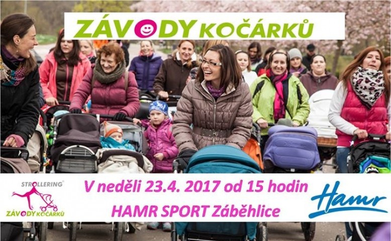 Strollering® Závody kočárků 2017 Hamr Sport Praha 10 Záběhlice