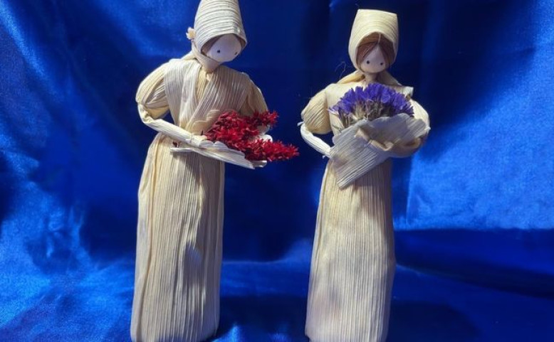 Figurky z kukuřičného šustí