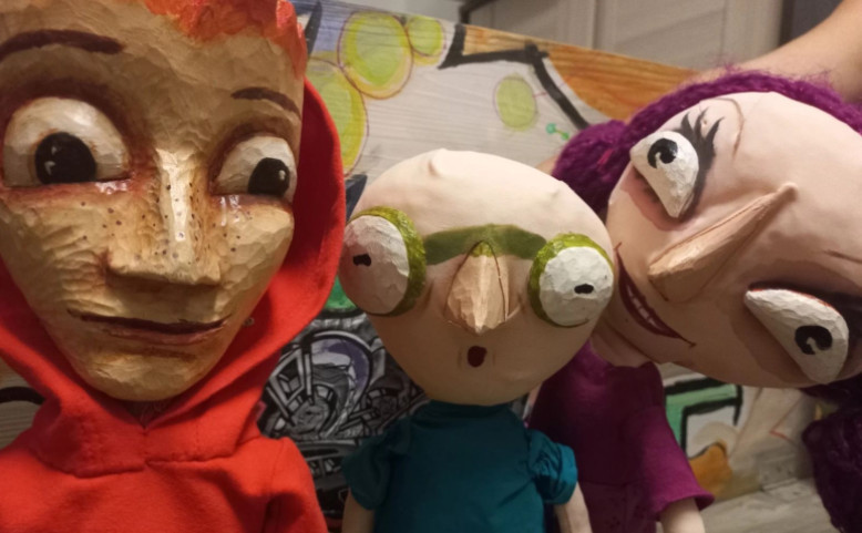 Divadelní komiks Kam a s kým se vypravím? –Hafan Studio