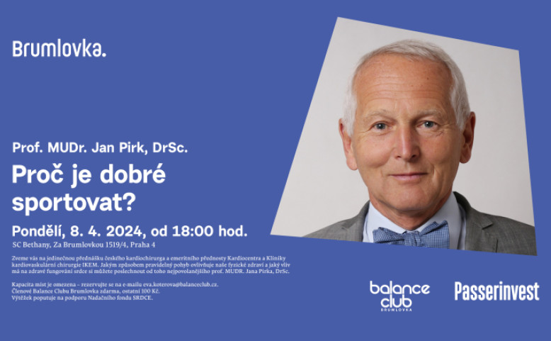 Proč je dobré sportovat - prof. MUDR.Jan Pirk, DrSc