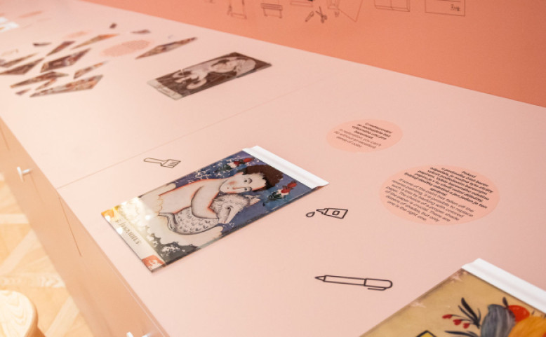 Děti tvoří v Národopisném muzeu – podmalby na sklo