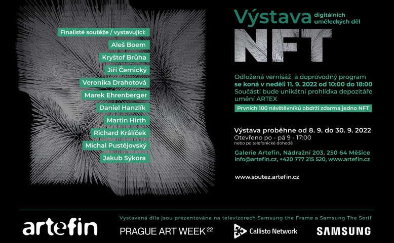 NFT - výstava digitálních uměleckých děl