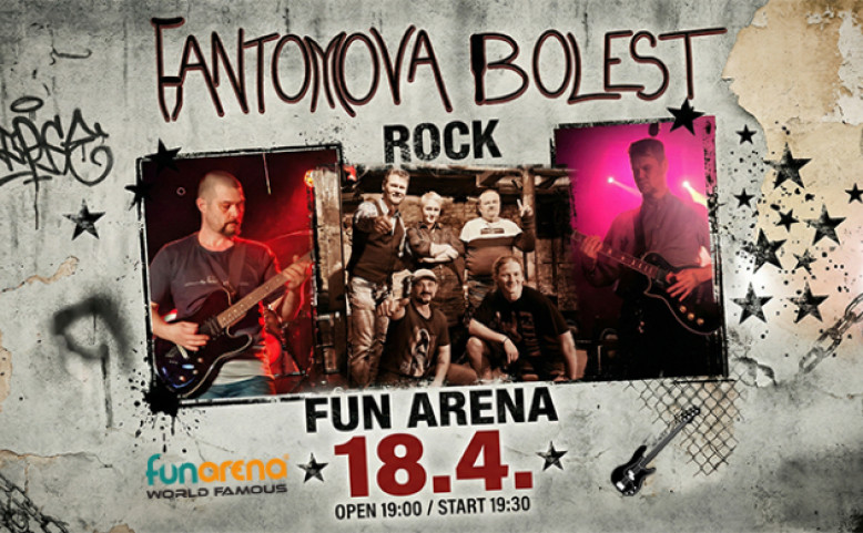 Poctivý bigbít ve Fun Areně: Koncert Fantomova bolest