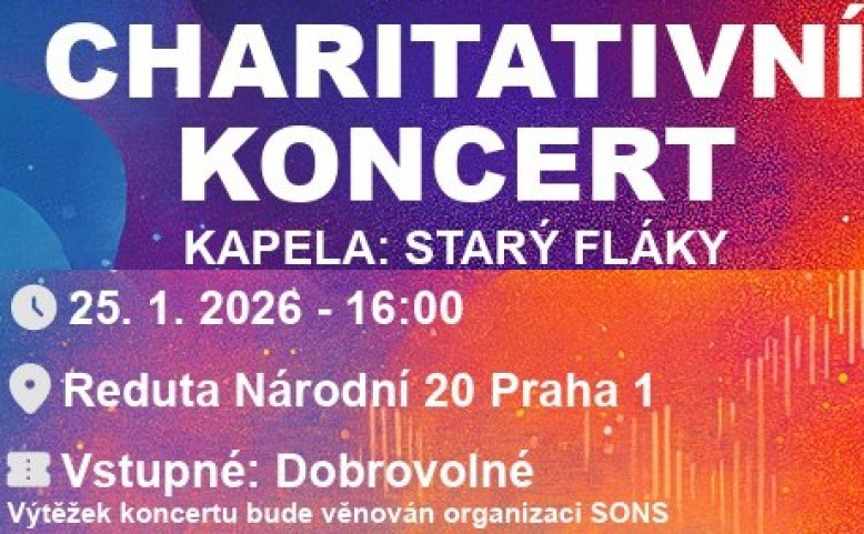 CHARITATIVNÍ KONCERT: Kapela Starý fláky
