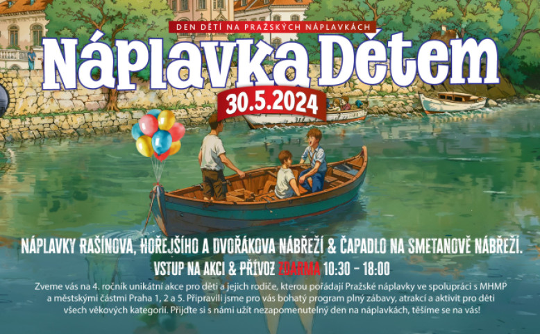 Náplavka dětem 2024 - Den dětí na pražských náplavkách