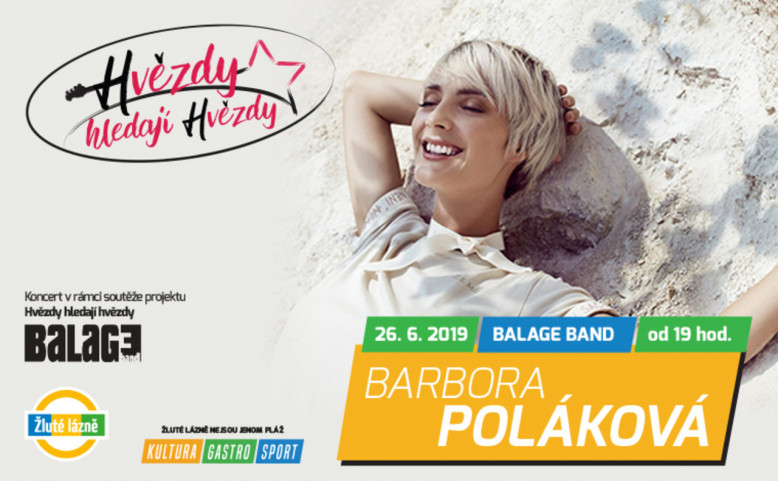 Koncert Báry Polákové ve Žlutých lázních! 