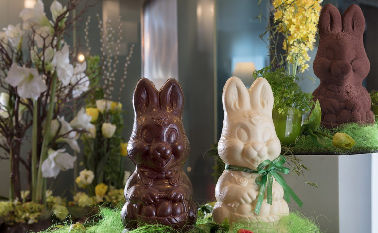 Velikonoční čokoládový zajíc z pravé belgické čokolády