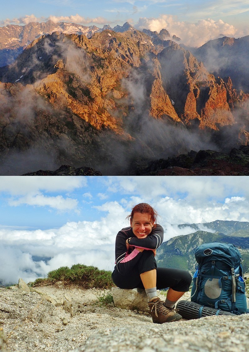 Sólo trek GR20 na Korsice