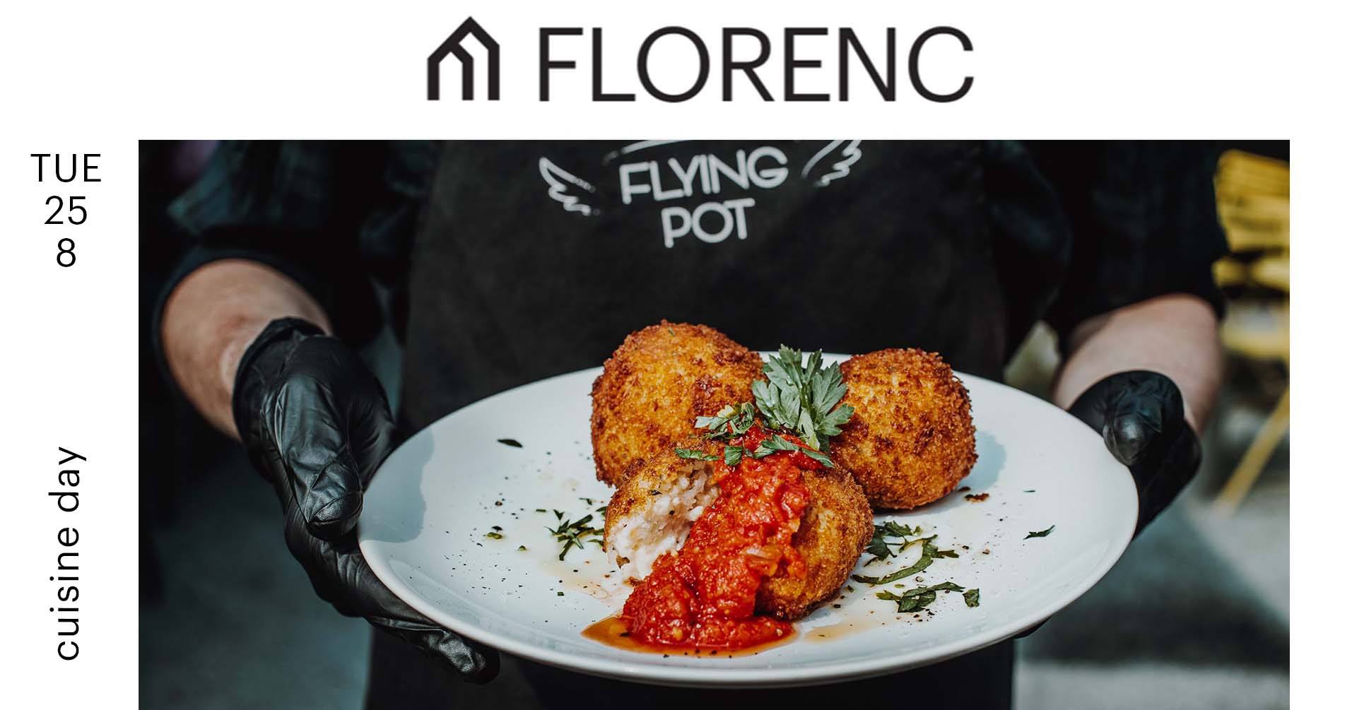 Flying balls: Arancini
