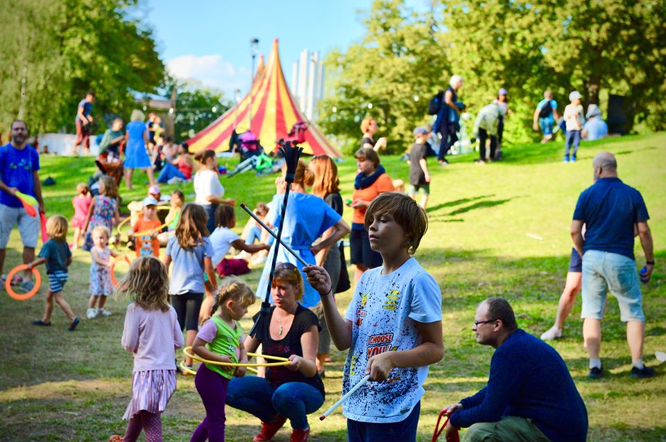 Žonglérský den na Letní Letné