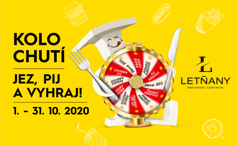 Kolo chutí  - jez, pij a vyhrávej!