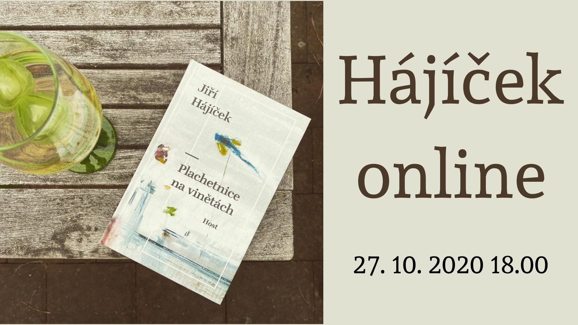 Jiří Hájíček - online čtení a debata