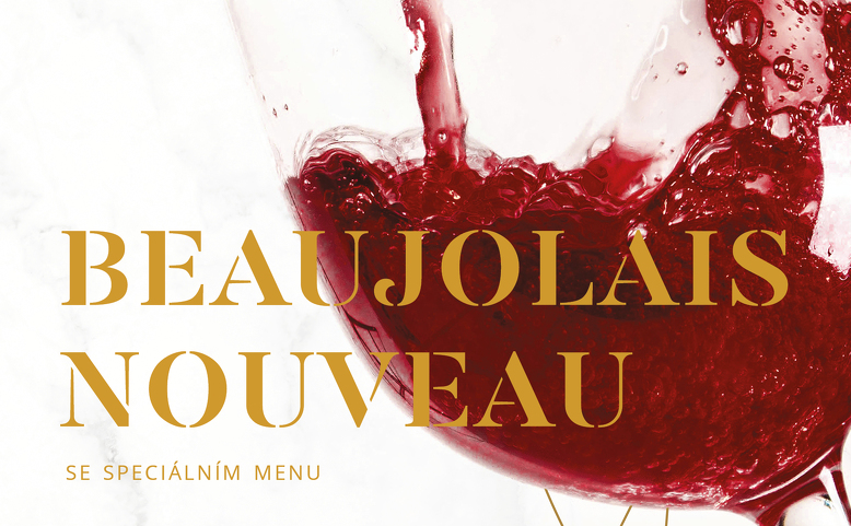 Beaujolais nouveau se speciálním menu