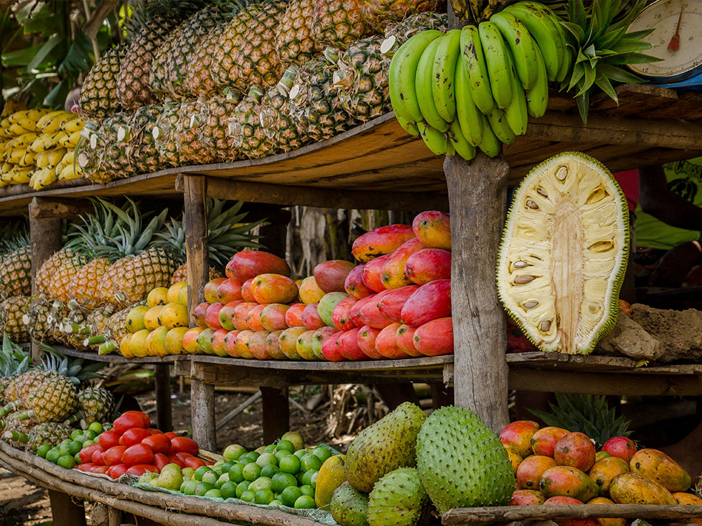 Africké trhy - Exotické ovoce