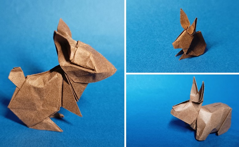 Origami zajíci